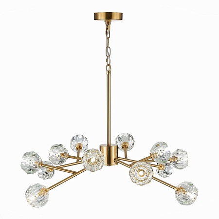 Светильник подвесной ST-Luce Латунь/Прозрачный G9 LED 12*5W SL1166.303.12 - фото