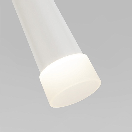 Подвесной светодиодный светильник DLR038 7+1W 4200K белый матовый Elektrostandard - фото