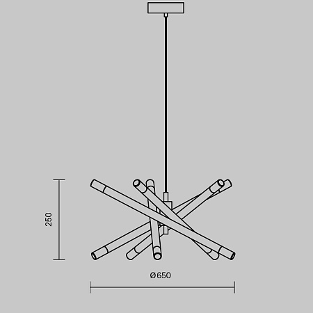 Подвесной светильник Freya Wands FR6130PL-L30B - фото