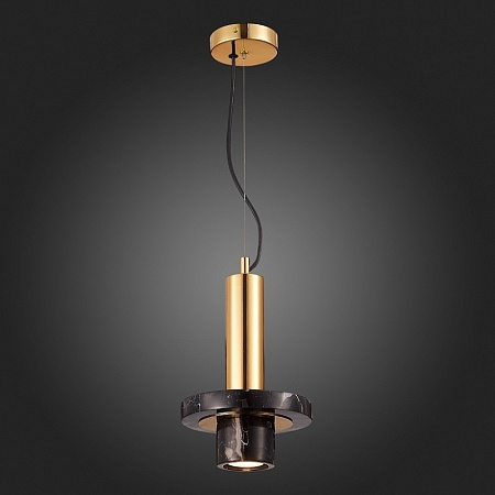 Светильник подвесной ST-Luce Золотистый/Черный GU10 1*5W SL1210.403.01 - фото