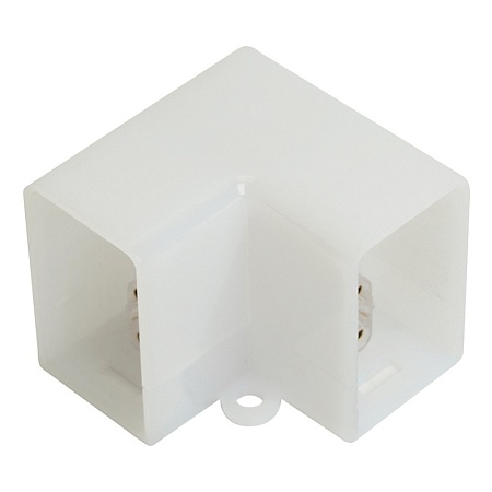 Коннектор L-образный Feron LD5058L прямой угол для соединения светодиодных светильников серии AL5058 - фото