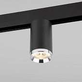 Трековый светильник Slim Magnetic R06 10W 4200K Ringe черный/серебро 85506/01 Elektrostandard