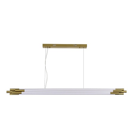 SL6237.303.58 Светильник подвесной ST-Luce латунь/белый LED 1*58W 4000K DALLAMOS - фото