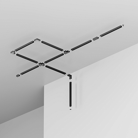Профиль 2м Elasity IP накладной черный - фото