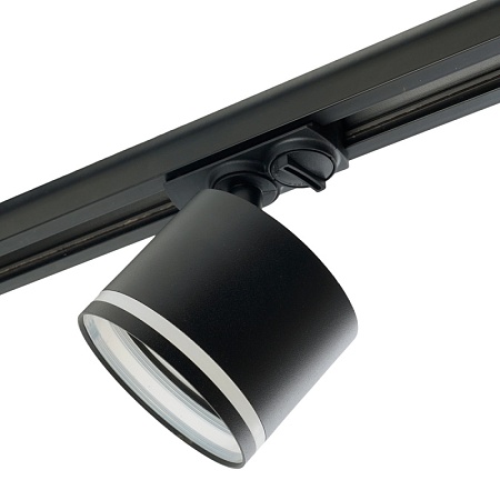 Светильник Feron AL163 трековый однофазный на шинопровод под лампу GX53, черный - фото