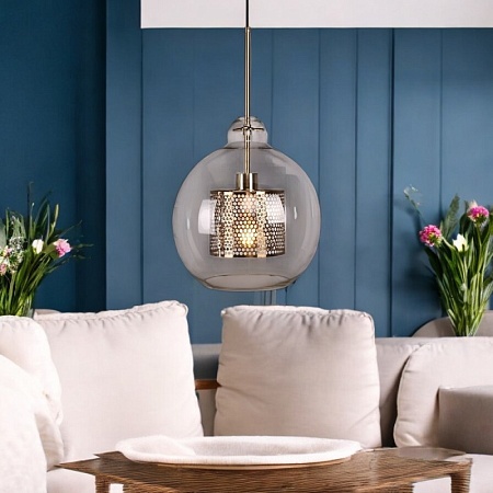 Подвесной Светильник Catch F Pear Brass D30 Imperiumloft 186712-26 - фото