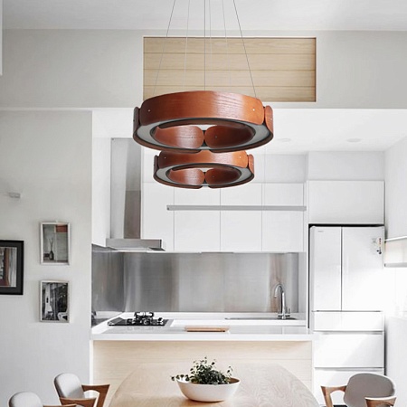 Подвесной Кольцевой Светильник Range 1 D70 Black Walnut Imperiumloft 195534-26 - фото