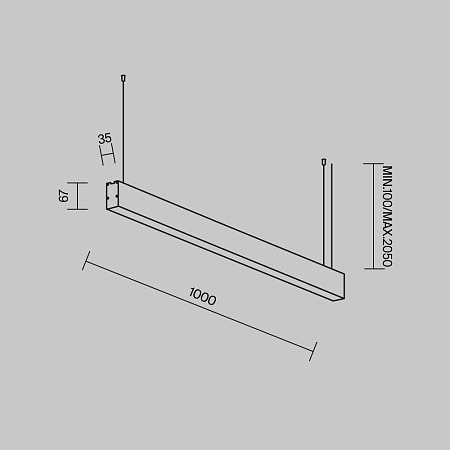 Линейный светильник Technical LL312035 - фото
