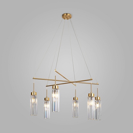 Подвесной светильник Eurosvet 60163/6 латунь - фото