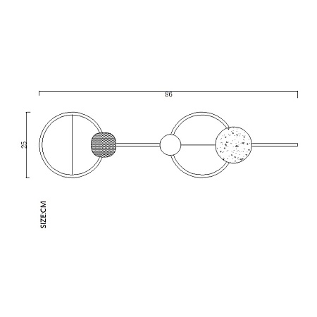 Настенный Светильник Shield D Imperiumloft 158395-26 - фото