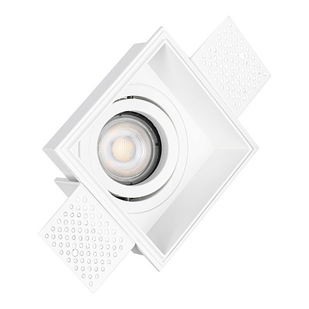 Св-к встр. Белый GU10 1*50W IP20 L91,5xW91,5xH5,2 220V Без ламп ST262.518.01 - фото