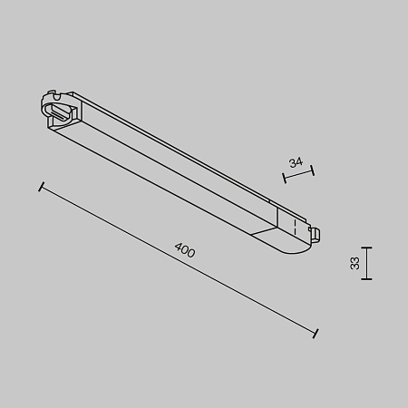 Трековый светильник Technical BASIS TR000-1-12W4K-B - фото