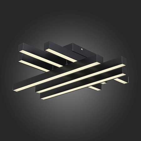 Люстра потолочная ST-Luce Черный/Белый,Черный LED 1*36W 3000K/4000K/6000K SL933.402.06 - фото