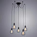 Подвесная люстра ARTE LAMP A1109SP-5BK - фото