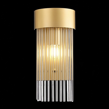 Бра ST-Luce Золотистый/Золотистый, Прозрачный E27 1*60W SL1225.201.01 - фото