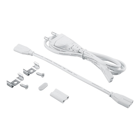 светодиодный светильник 4000K 9W в пластиковом корпусе с выключателем и сетевым шнуром, AL5038 - фото