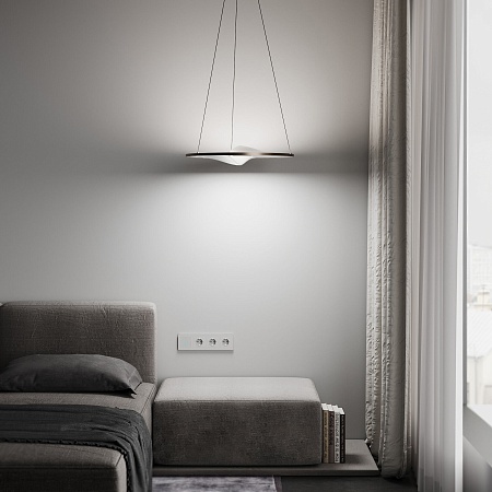 Подвесной светильник Eurosvet 40027/1 LED серый - фото