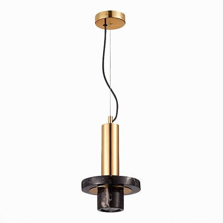 Светильник подвесной ST-Luce Золотистый/Черный GU10 1*5W SL1210.403.01 - фото