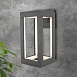 Уличный настенный светодиодный светильник Frame LED IP54 1527 TECHNO LED серый Elektrostandard - фото