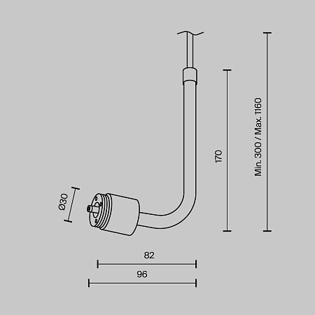 Комплектующие для систем освещения с токоведущими элементами Technical CA024PL-P-B - фото