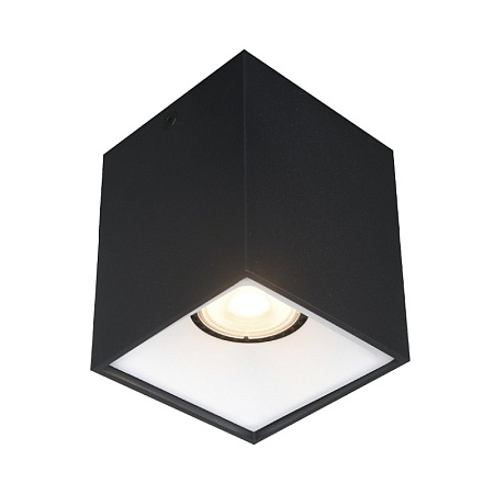 Светильник потолочный Черный GU10 1*50W IP20 L82,5xW82,5xH104 220V Без ламп ST168.452.01 - фото