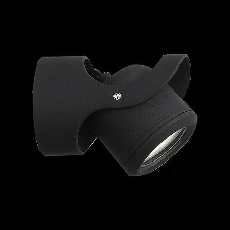 Светильник уличный настенный ST-Luce Черный/Черный, Прозрачный G5,3 1*3W SL093.401.01 - фото