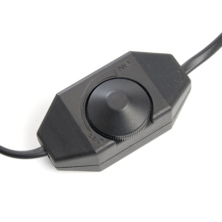 Сетевой шнур с диммером 230V 2м, черный, DM103-200W - фото
