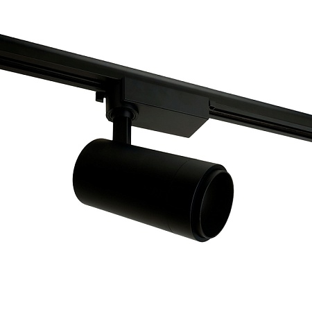 Светодиодный светильник Feron AL137 трековый однофазный на шинопровод 30W 4000K черный, изменяемый угол освещения 15-60град - фото