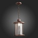 Светильник уличный подвесной ST-Luce Темный кофе/Прозрачный, Темный кофе E27 1*60W SL080.403.01 - фото
