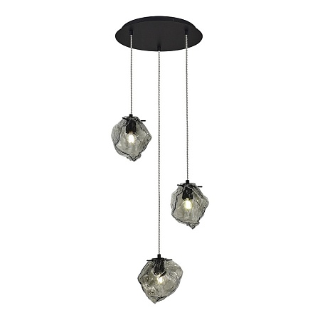Светильник подвесной ST-Luce Черный/Серо-зеленый E14 3*40W SL1175.403.03 - фото