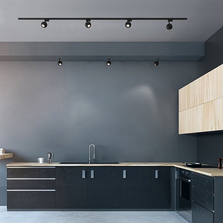 Встраиваемый точечный светодиодный светильник 9926 LED 12W 4200K черный Elektrostandard - фото