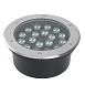 Светодиодный светильник тротуарный (грунтовый) Feron SP2804, 20W, AC/DC12V, низковольтный, 4000K, металлик, IP67 - фото