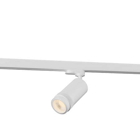 Св-к трек. Zoom Белый LED 1*10W 3000K 900Lm Ra 10-55° IP20 D55xH125 220V ST691.536.10 - фото