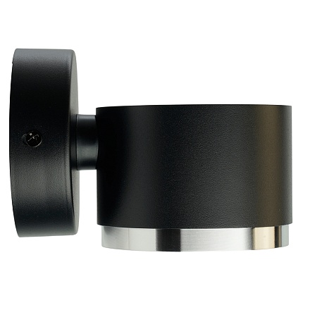 Светильник  настенный Feron HL4598  Barrel DUET 12W, 230V,GX53, черный + хром IP20 - фото