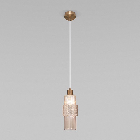 Подвесной акцентный светильник Eurosvet 50209/1 бронза - фото