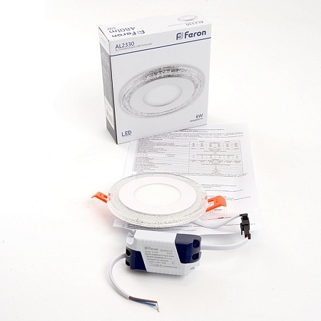 Светильник встраиваемый светодиодный FERON AL2330 29583 - фото