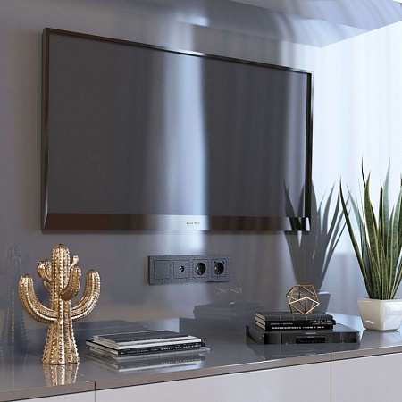 ТВ-розетка оконечная черный W1283008 - фото