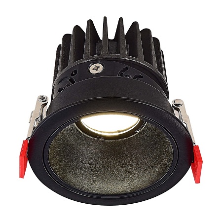 Светодиодный модуль Черный LED 1*12W 3000K 960Lm Ra>90 36° IP20 D69xH85 220-240V ST851.438.12 - фото
