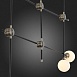 Светильник подвесной ST-Luce Черный, Золото/Белый G9 6*5W SL429.403.06 - фото