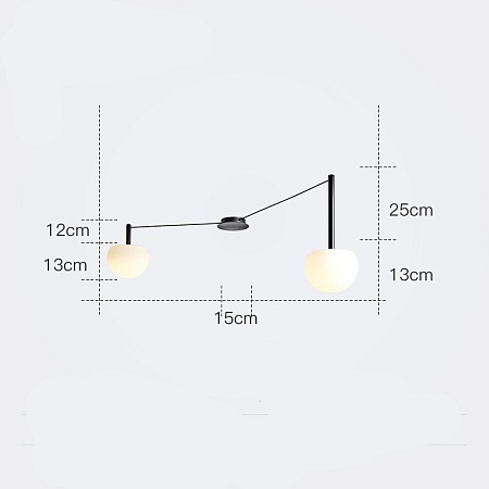 Потолочная Люстра Rangel L4 Imperiumloft 213692-26 - фото