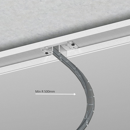 LL-2-ALP024 Встраиваемый гибкий алюминиевый профиль под ГКЛ 9,5мм (под ленту до 9,5mm) LL-2-ALP024 Elektrostandard - фото