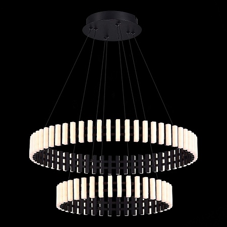 Люстра подвесная ST-Luce Черный/Белый LED 1*65W 3000K SL6203.403.65 - фото