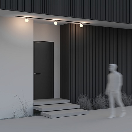 Уличный трековый светильник Outdoor O-TR01-1-S-9WB3K - фото