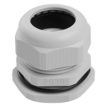 Сальник PG36 диаметр проводника 22-32 мм STEKKER, IP54, серый (без мембраны) - фото