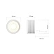 DK4000-8W dim Керамический светодиодный модуль. Белый с прозрачной линзой 60 градусов, 8 Вт, 4000К, диммируемый - фото