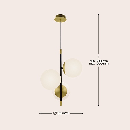 Подвесной светильник Maytoni Nostalgia MOD048PL-03G - фото
