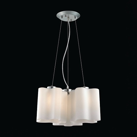 Люстра подвесная ST-Luce Серебристый/Белый E27 3*60W SL116.503.03 - фото
