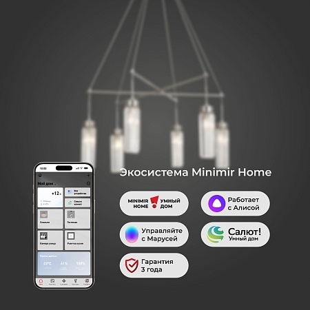 Подвесной светильник Eurosvet 60163/6 никель - фото