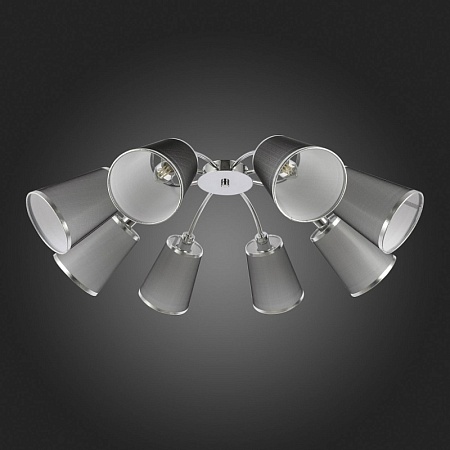 Светильник потолочный Хром/Черный E14 8*40W SLE103002-08 - фото