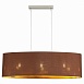 Светильник подвесной Никель/Золотистый, Коричневый E27 3*40W SLE300583-03 - фото